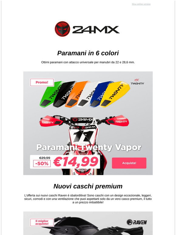 24MX : Nuovi caschi premium di Raven - Peso ridotto e ottimo prezzo! |  Milled
