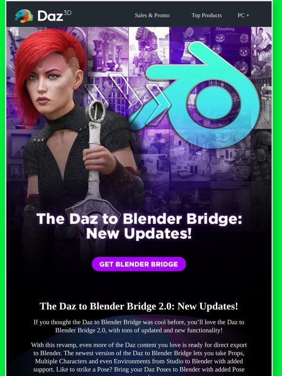 blender daz bridge