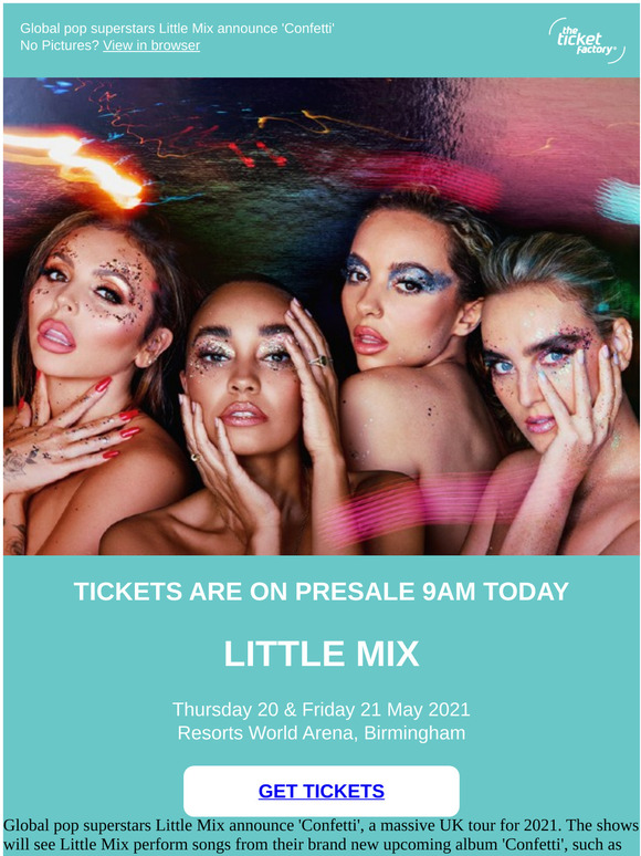 Последние твиты от little mix (@littlemix). The Ticket Factory: Little Mix presale starts at 9am today ...