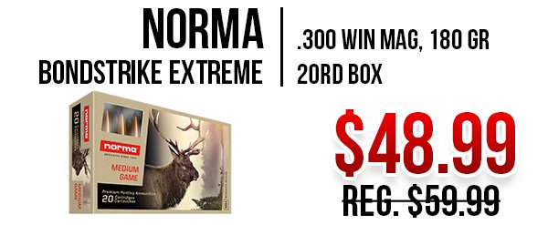 Norma Bondstrike Extreme 300 Win Mag