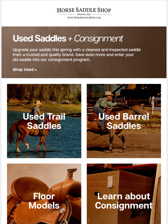Horse Saddle Shop: Used Saddles + Consignment | Milled