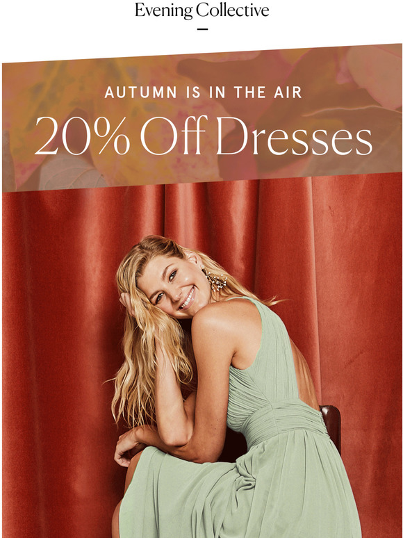 🍂  Fall in love with 20% Off Dresses 🍂