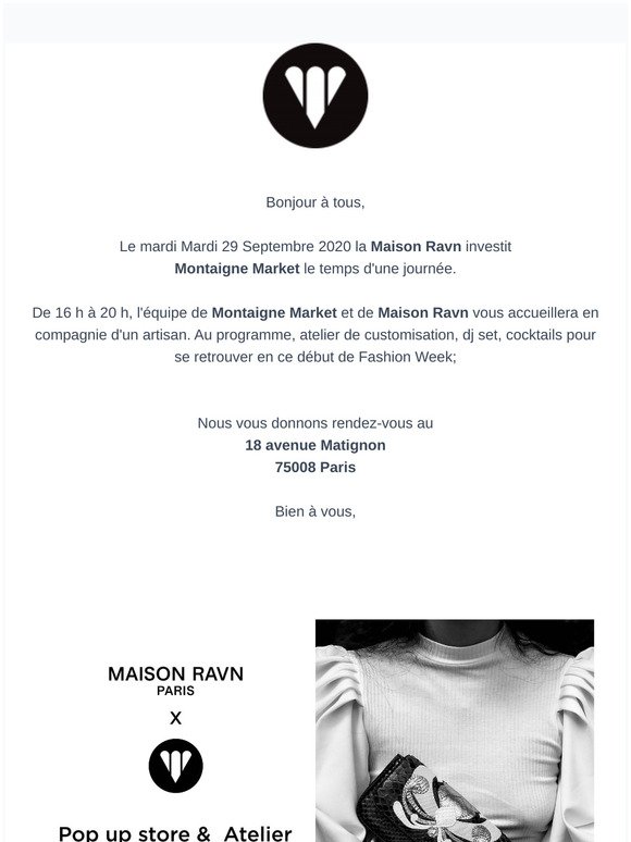 Montaigne Market - Montaigne Market is open today. 18 avenue