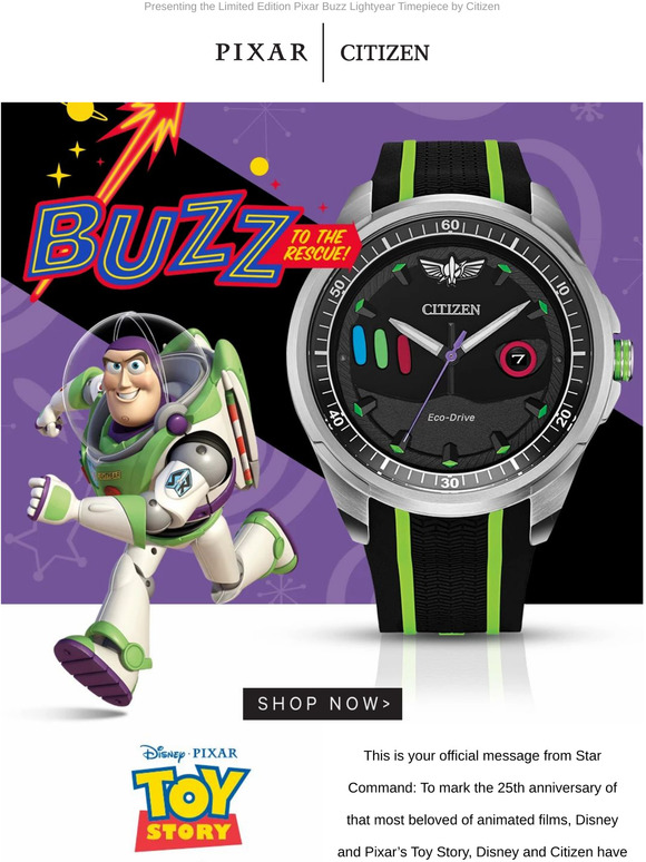 citizen buzz lightyear watch