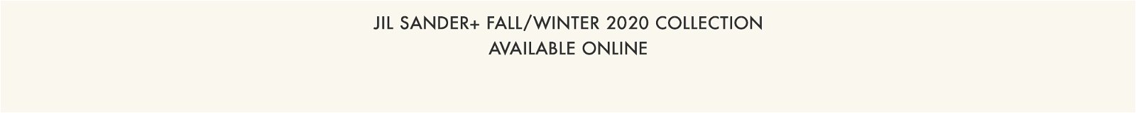 Jil Sander: JIL SANDER+ Fall/Winter 2020 collection | Milled