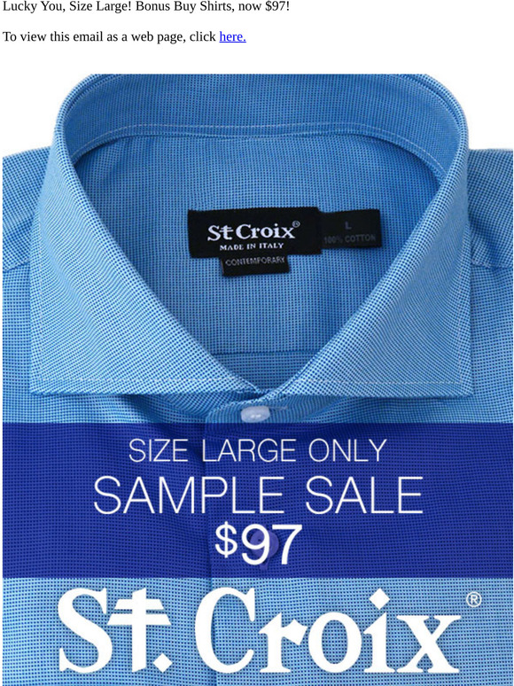 “Virtual Meeting?  Dress to Impress in Sale Shirts, Size L – $97”
