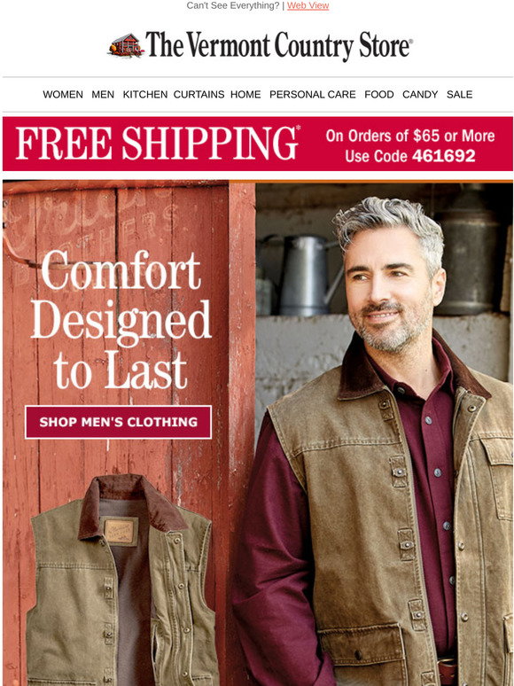 The Vermont Country Store: Handsome 