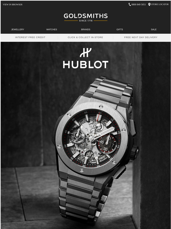 Goldsmiths Hublot Shop Iconic Timepieces Milled