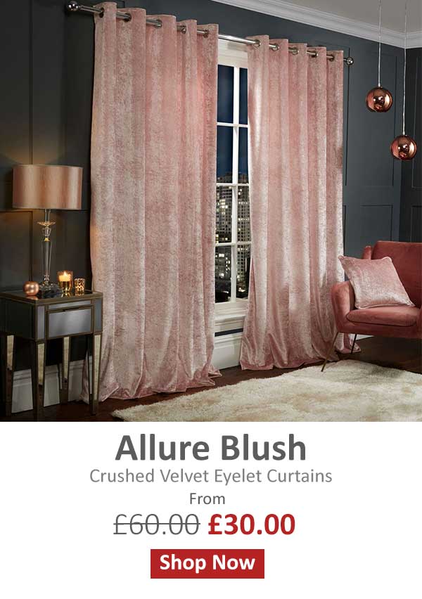 Julian Charles Allure Crushed Velvet Curtains! Milled
