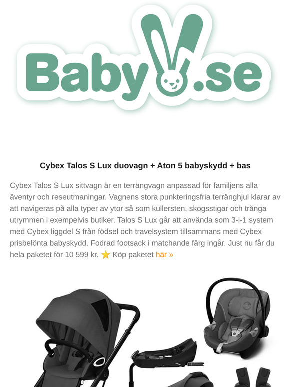 Cybex Talos S Lux | Kampanj KIDFIX III S | Nyheter från Mini dreams