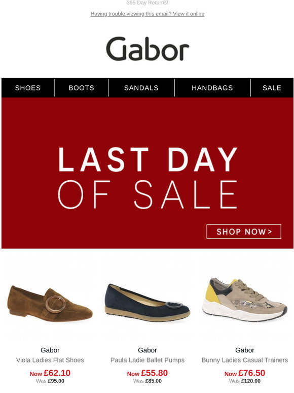 Gabor Last Of Sale! | Milled