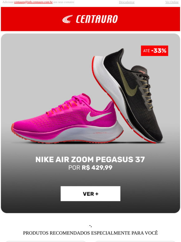 Centauro: Tênis Nike Pegasus com R$ 170 OFF 😱 É isso mesmo! | Milled