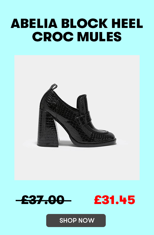 abelia block heel mules