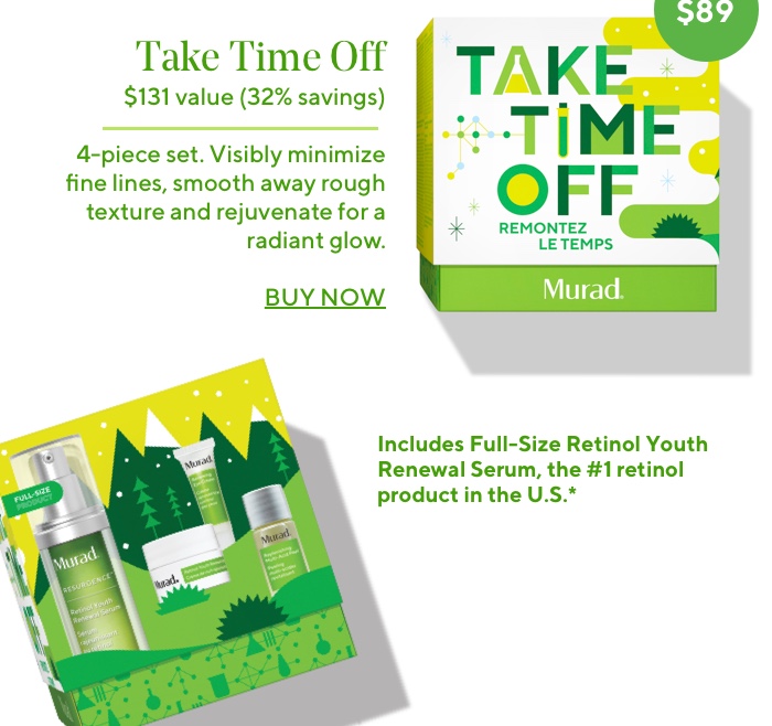 murad take time off gift set