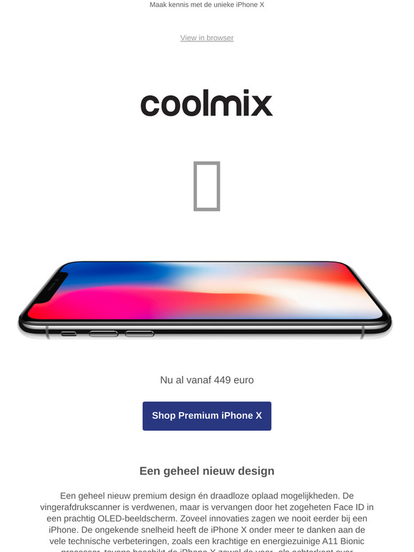 Prijsverlaging  iPhone X