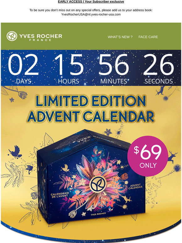 Yves Rocher The Advent Calendar Is Here Milled