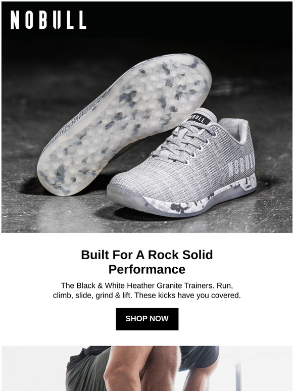 white heather granite trainer