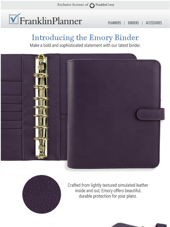  FranklinCovey - FC Signature Binder - Leather