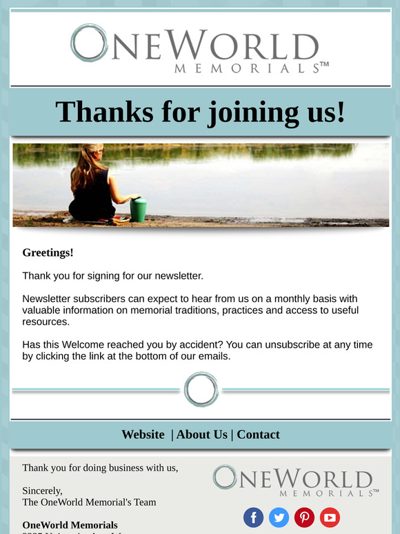 Thanks for signing up!