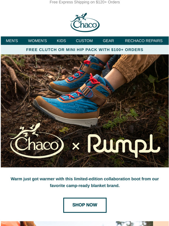 Chaco NEW Chaco x Rumpl collaboration Milled