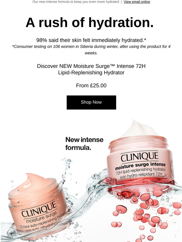 clinique moisture surge intense 72
