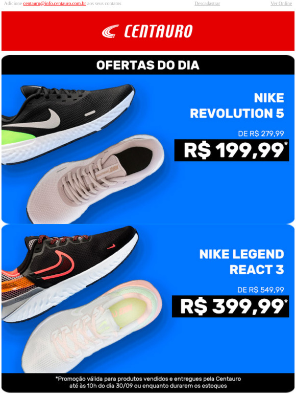 nike revolution centauro