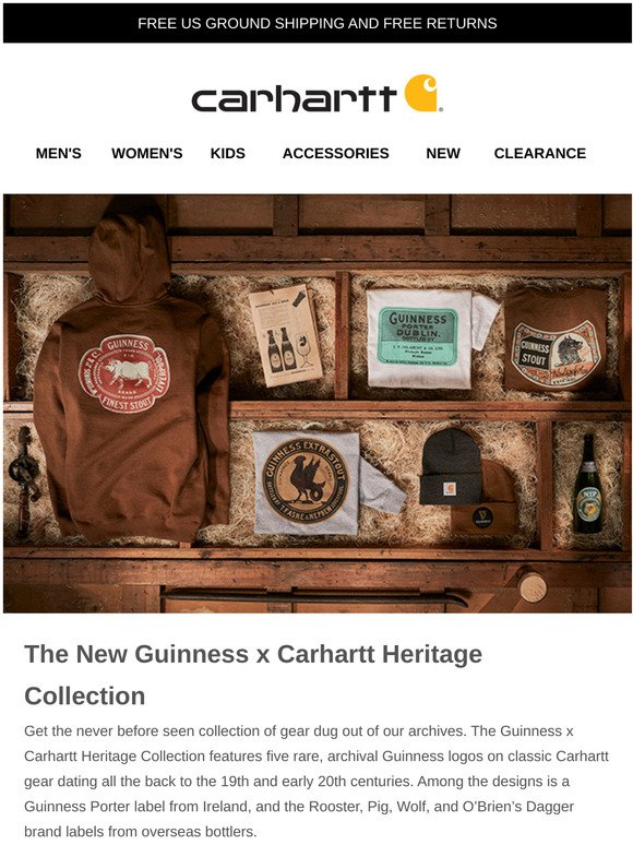 Carhartt: New Guinness x Carhartt gear is now available | Milled