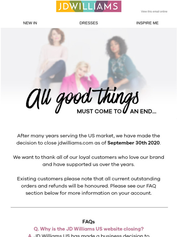 JD Williams JD Williams is now closed Milled