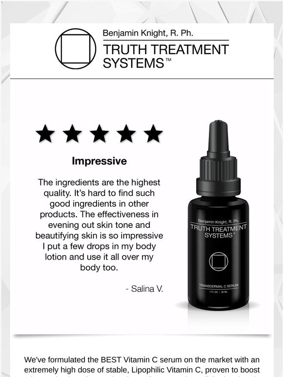 truth treatments c serum