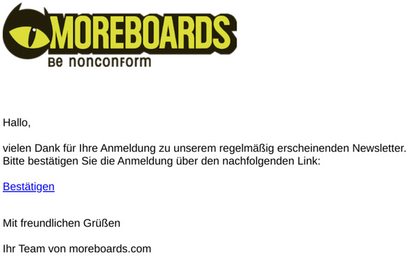 Bitte bestätigen Sie Ihre Newsletter-Anmeldung