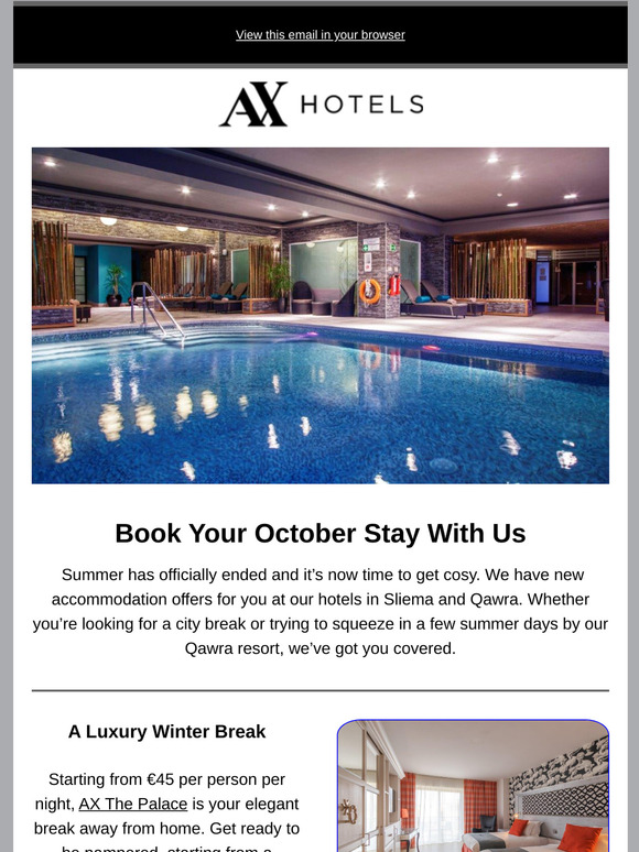 Book Your October Stay with Us