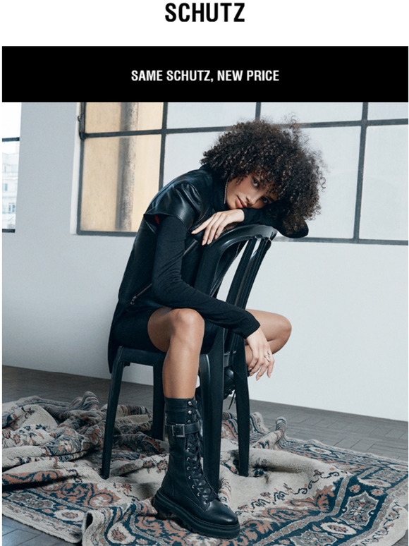 schutz moly lace up boot