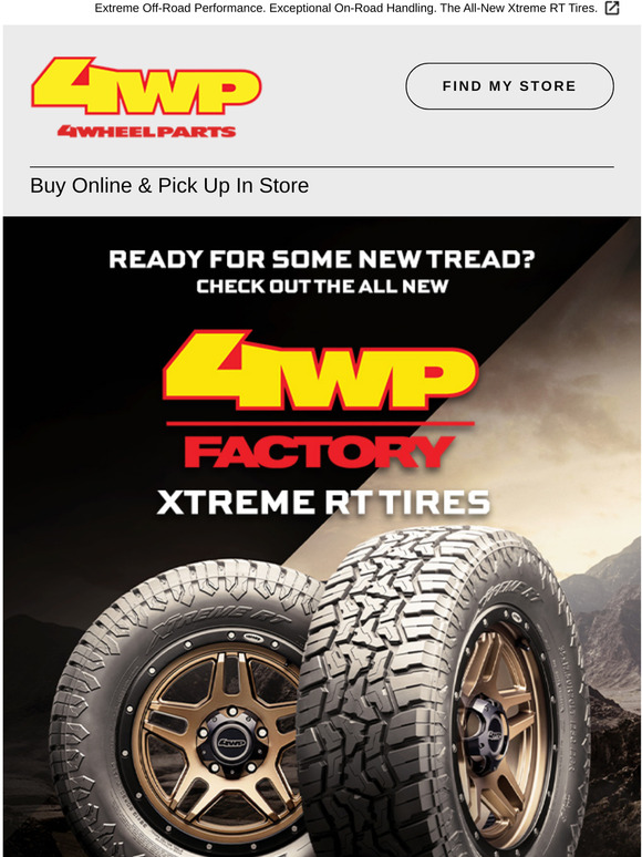 4 wheel parts wheel and tire package