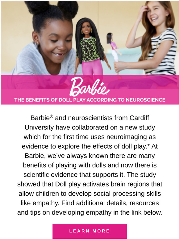 Mattel Shop The Benefits of Doll Play Milled