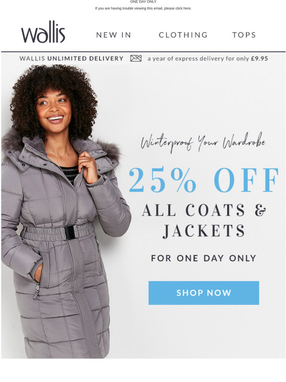Wallis sale coats Clearance