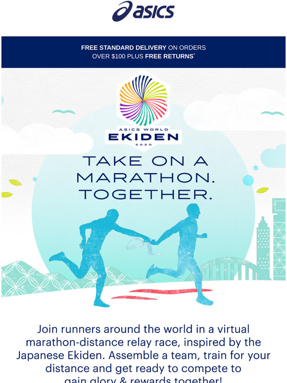 Register for the ASICS World Ekiden 2020!