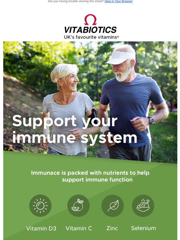 Vitabiotics Support Your Immune System With Immunace Milled