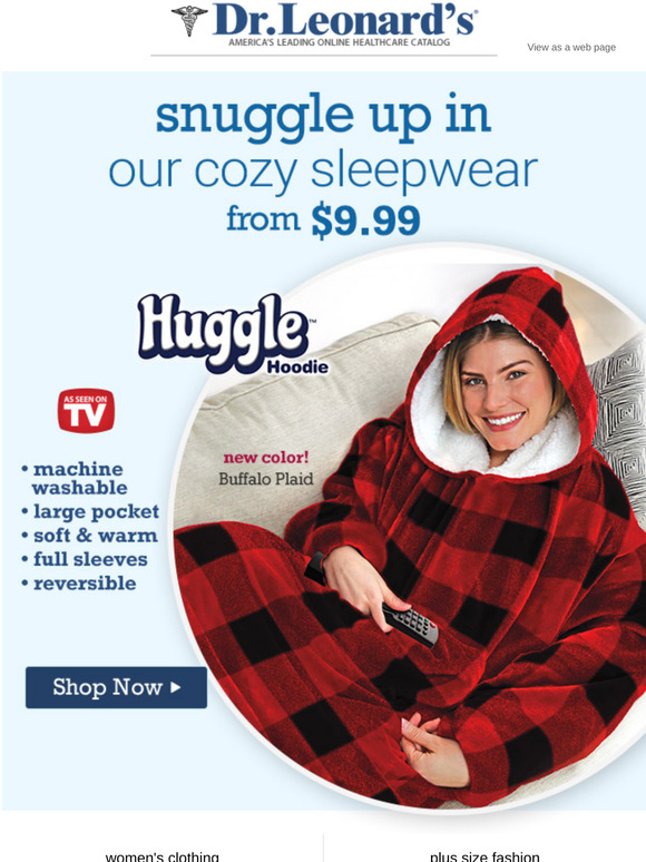 buffalo plaid huggle