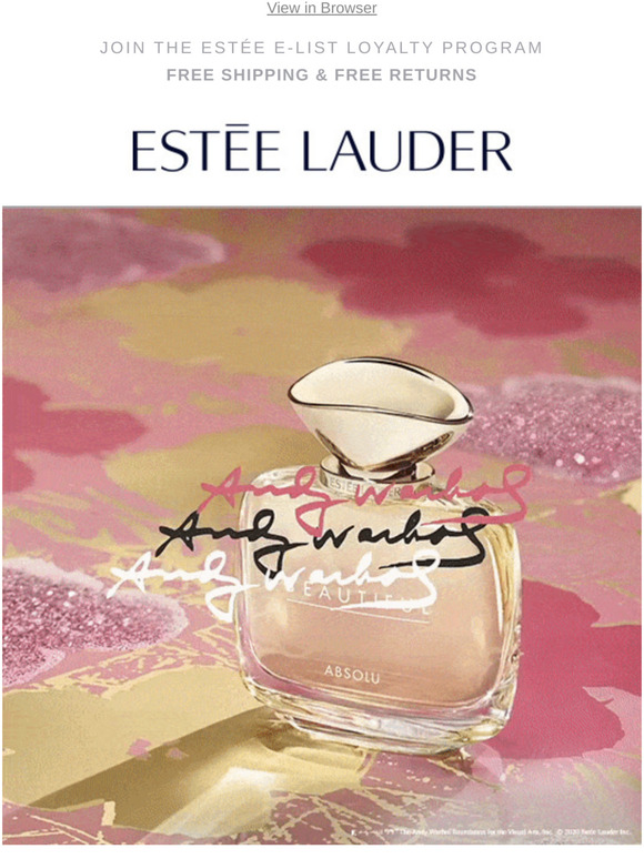 andy warhol estee lauder beautiful