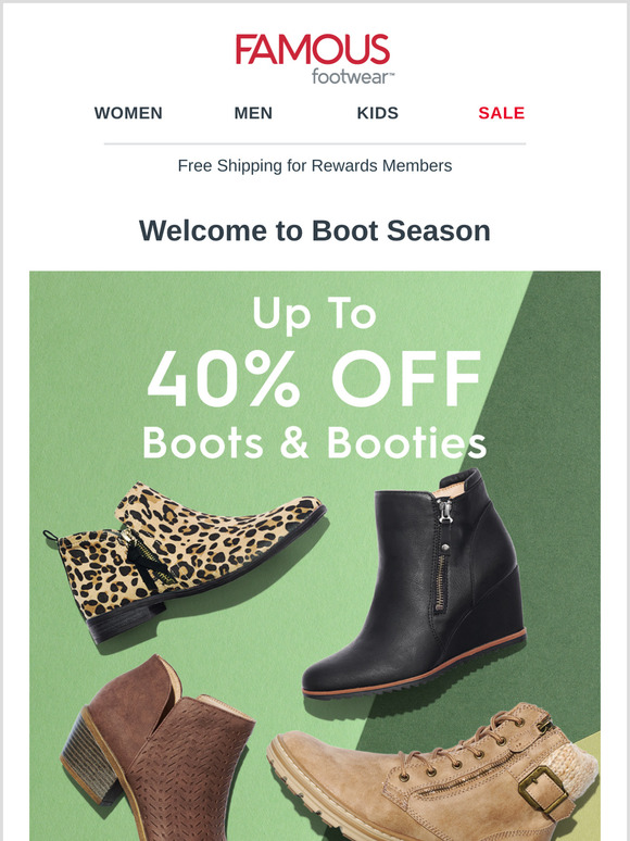 famous footwear boots sale