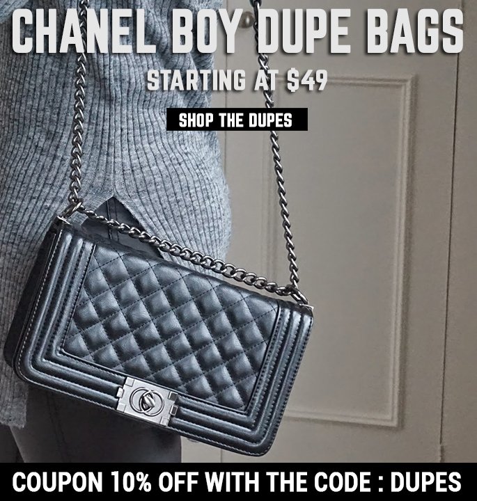 BAGINC : BGLAMOUR LIMITED: These Chanel Boy Dupe Bags are Awesome🤩