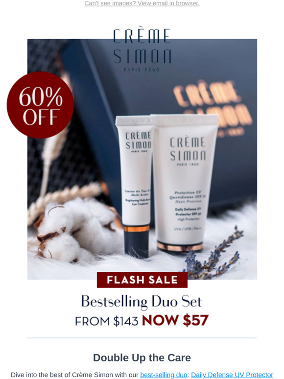 Crème Simon beauty must-haves for $57 only (U.P. $143) 💕