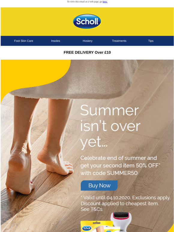 Celebrate days of summer with happy feet!