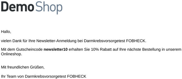 Vielen Dank für Ihre Newsletter-Anmeldung