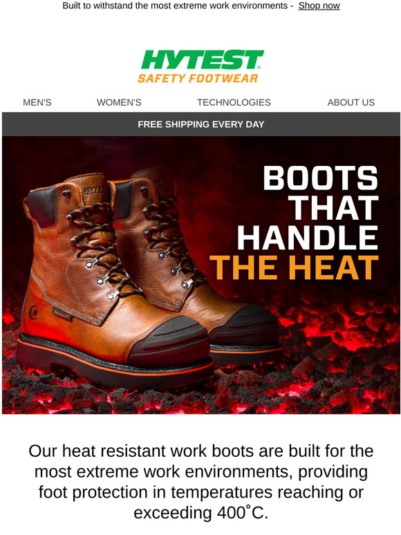 heat resistant work boots