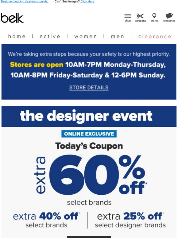 Closing Time 🕚 65% OFF fashion & shoes ends tonight!