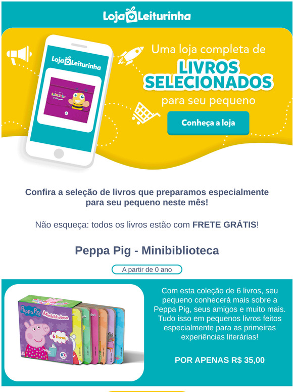 3 opções para completar a biblioteca do seu pequeno! 🧡