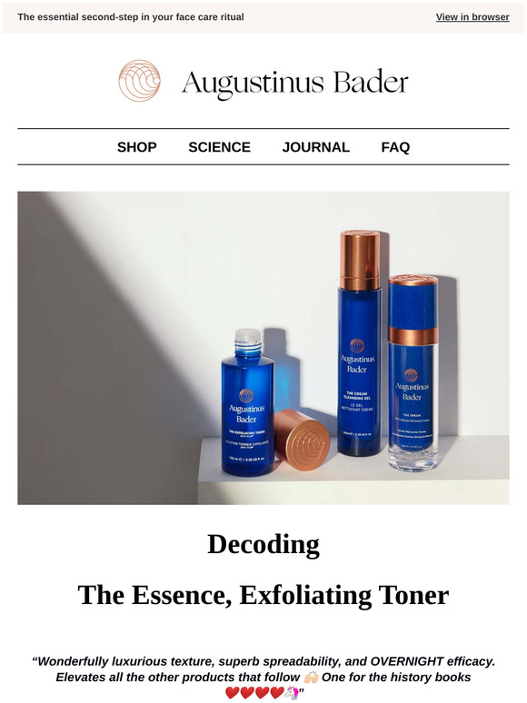 augustinus bader the exfoliating toner