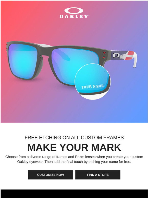 Oakley: -just be yourself | Milled