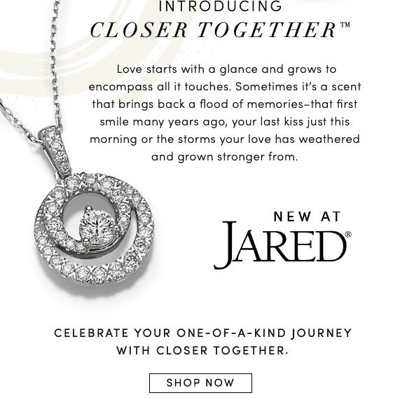 Jared The Galleria of Jewelry Stay Closer Together™ in love Milled